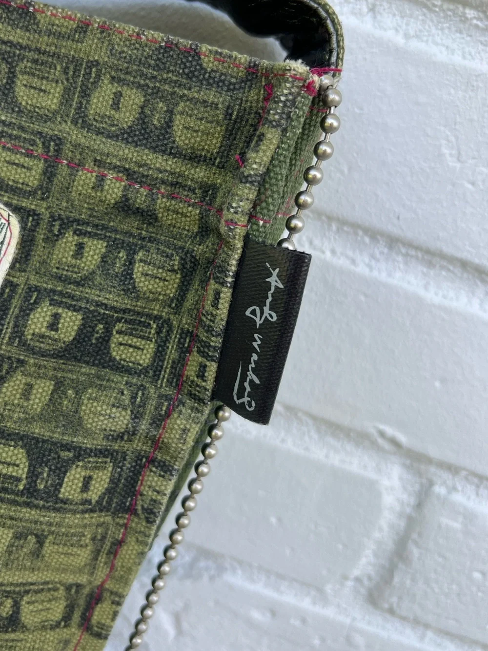 Andy Warhol Roll of Bills Money Canvas Crossbody Tote Bag